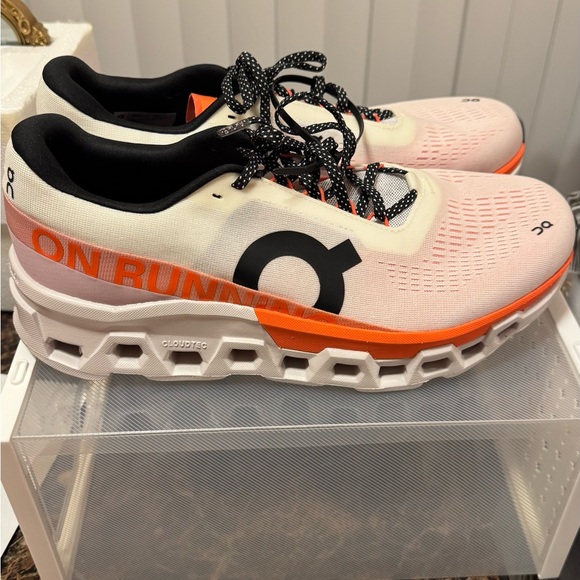 On Running Other - On Running Sneakers in White, Black, and Orange